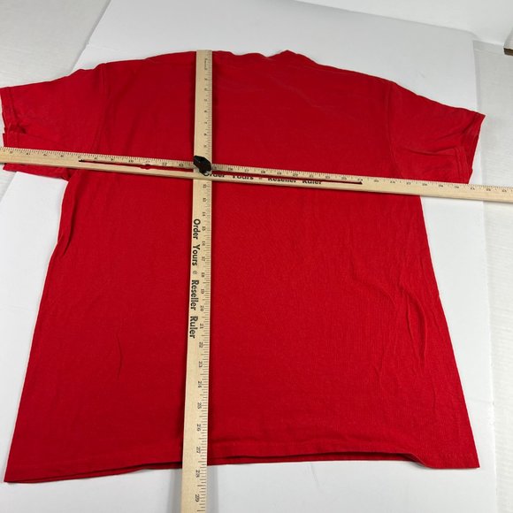 Mcdonalds X Cardi B Offset Crew Employee Shirt Adult Large Red Short Sleeve Tee - Picture 8 of 11